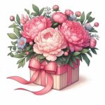 Цветы в коробке
